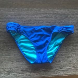 Royal Blue Bunched Side VS Bikini Bottoms